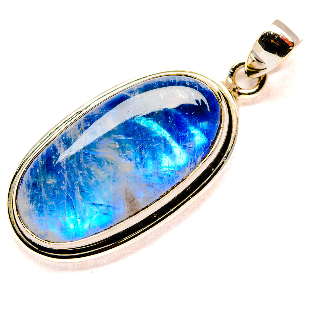 Rainbow Moonstone Pendants handcrafted by Anasilvercos - PD34638 - Photo 2
