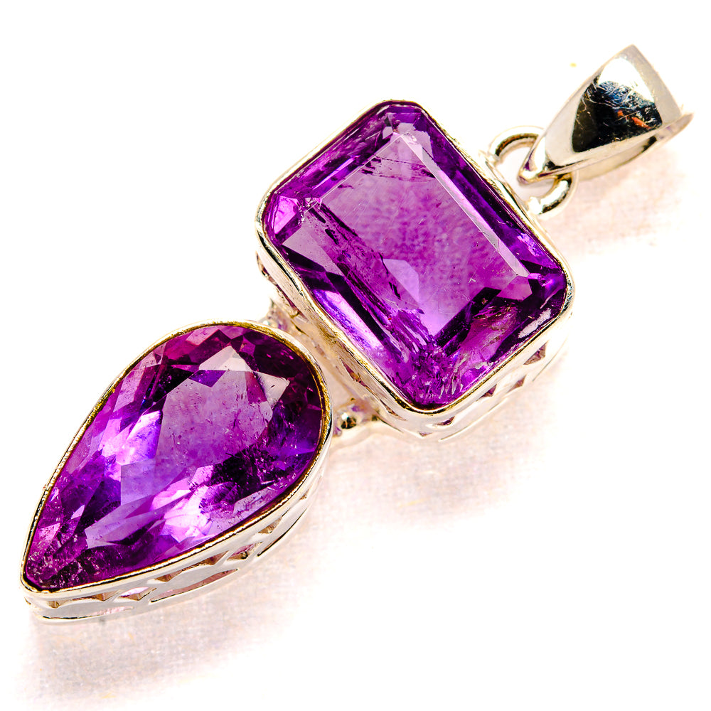 Amethyst Pendants handcrafted by Anasilvercos - PD34643 - Photo 2