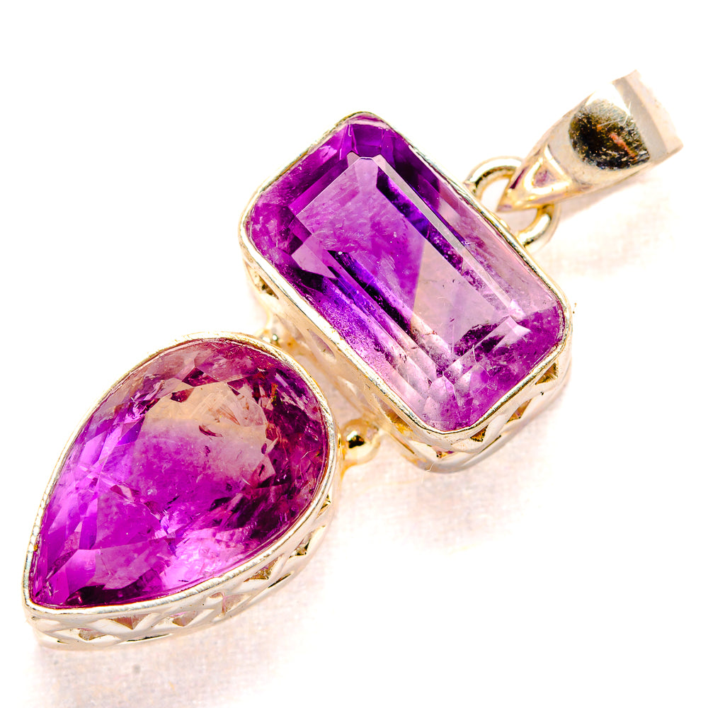 Amethyst Pendants handcrafted by Anasilvercos - PD34645 - Photo 2