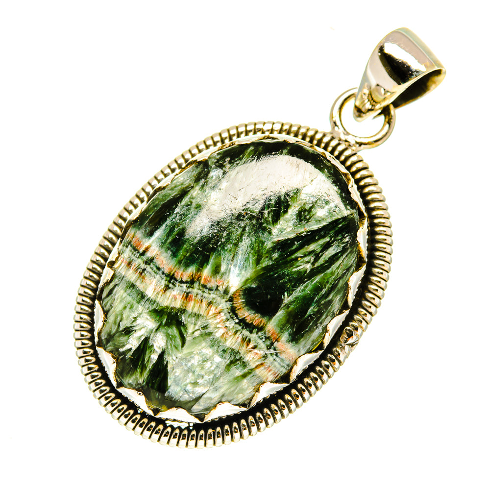 Seraphinite Pendants handcrafted by Anasilvercos - PD3468