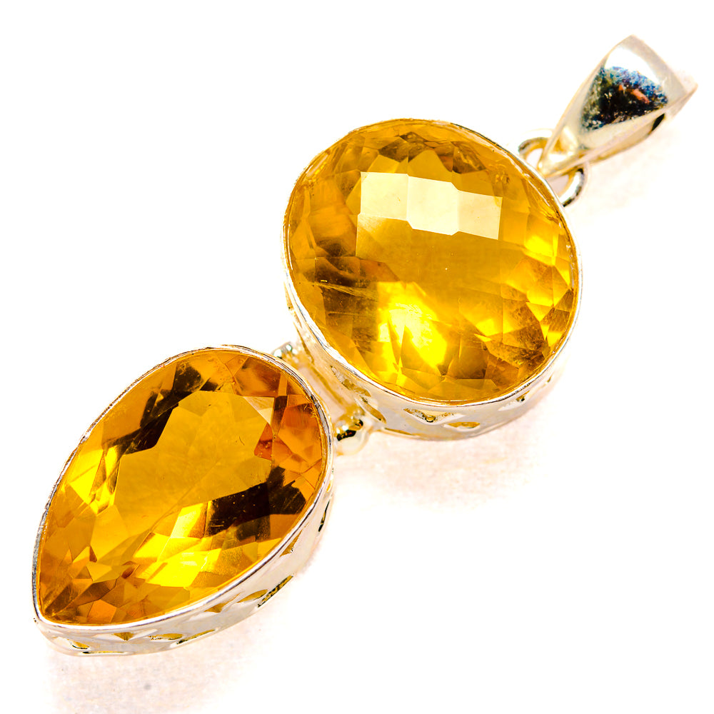 Citrine Pendants handcrafted by Anasilvercos - PD34683 - Photo 2