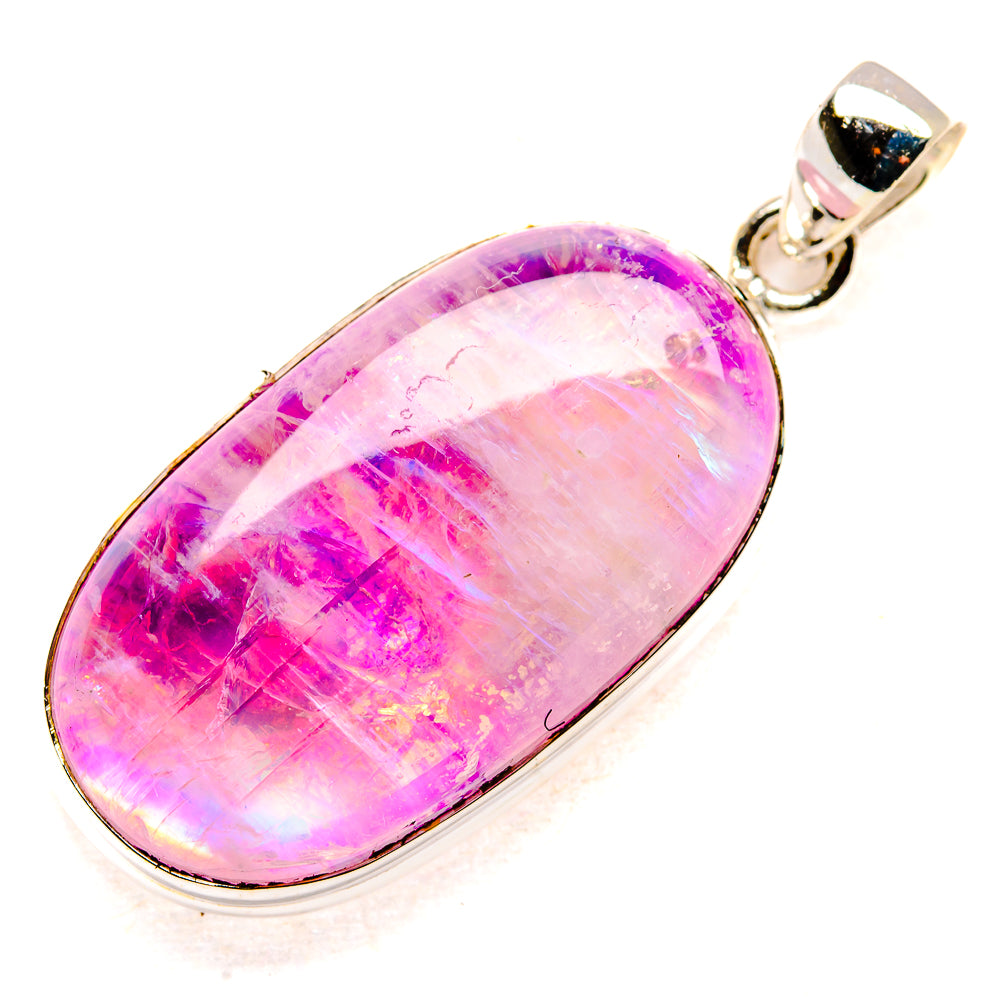 Pink Moonstone Pendants handcrafted by Anasilvercos - PD34690 - Photo 2