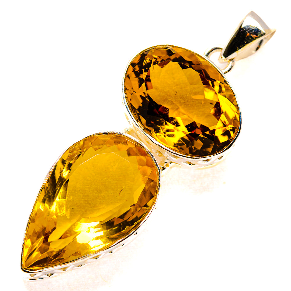 Citrine Pendants handcrafted by Anasilvercos - PD34695 - Photo 2
