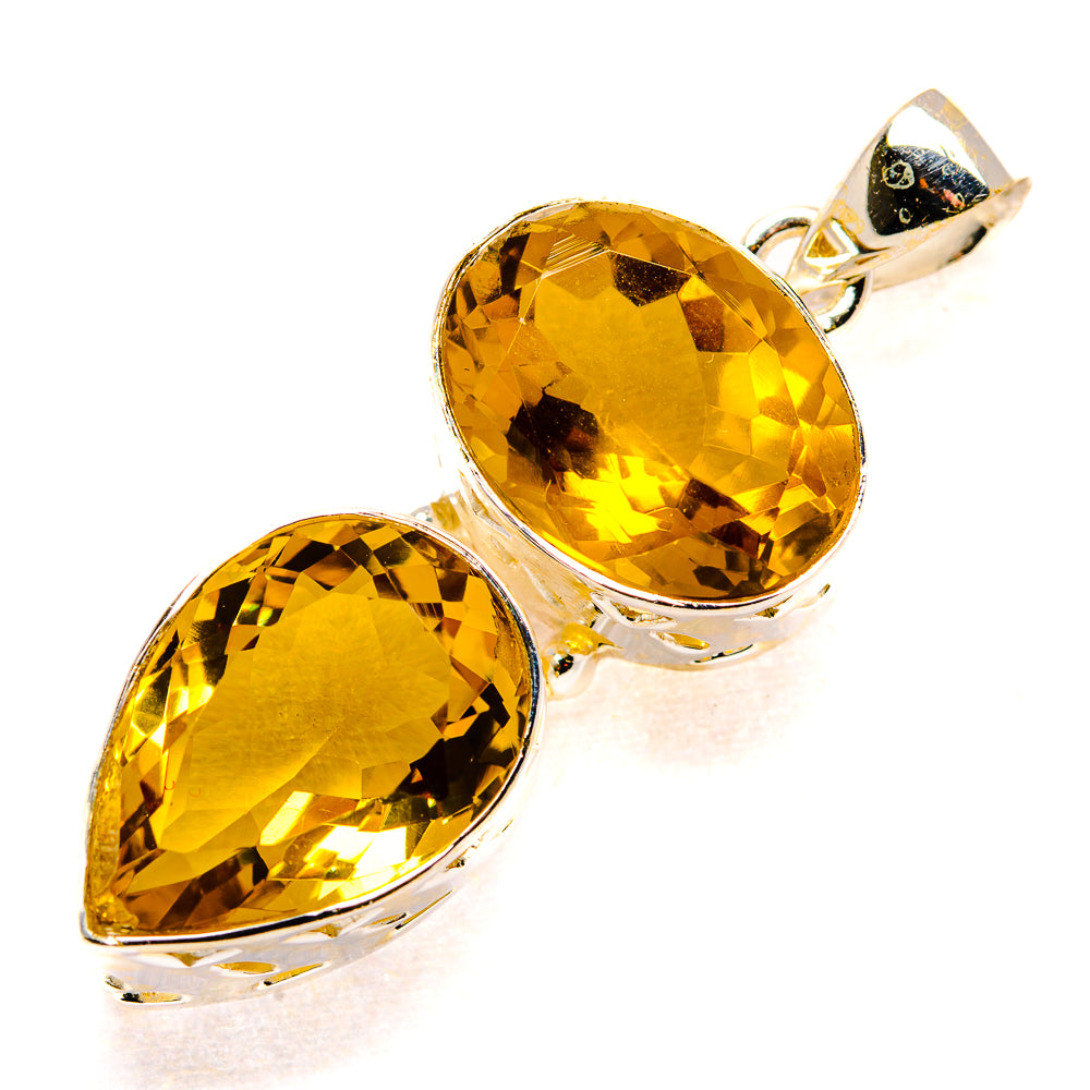 Citrine Pendants handcrafted by Anasilvercos - PD34703 - Photo 2