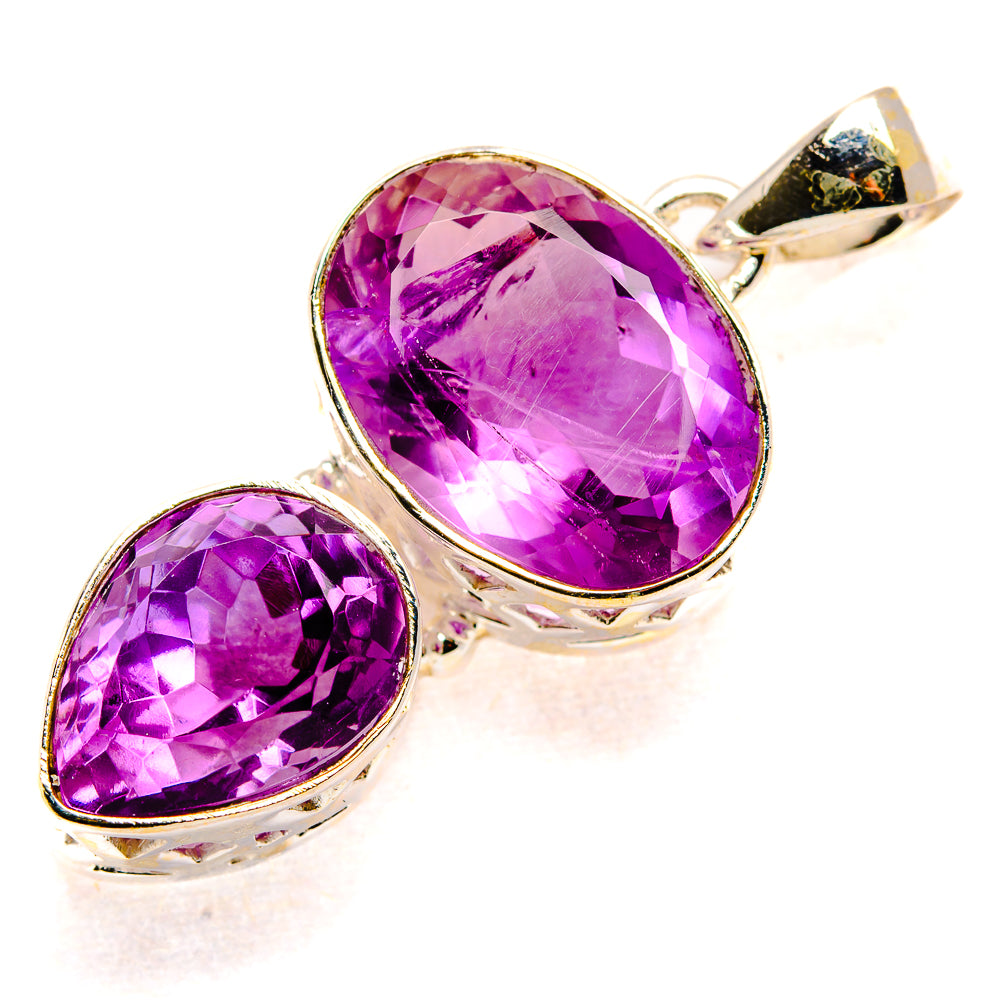 Amethyst Pendants handcrafted by Anasilvercos - PD34704 - Photo 2