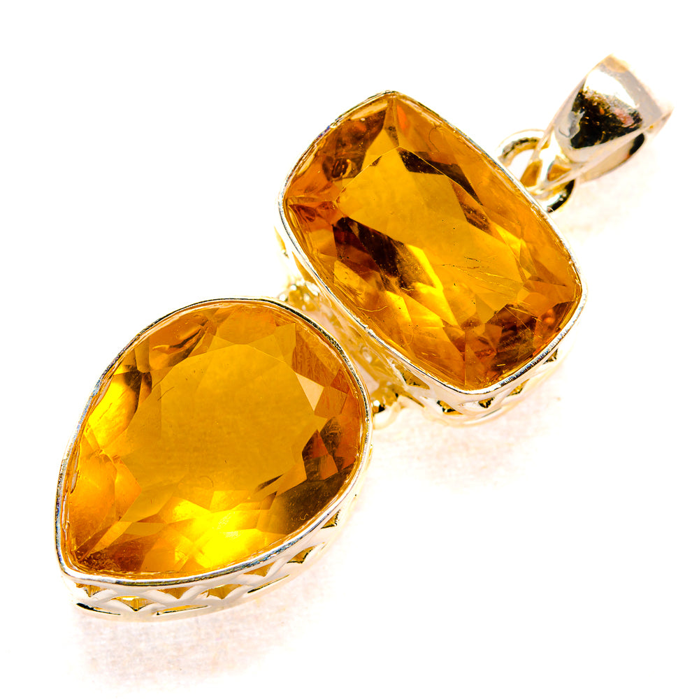 Citrine Pendants handcrafted by Anasilvercos - PD34707 - Photo 2