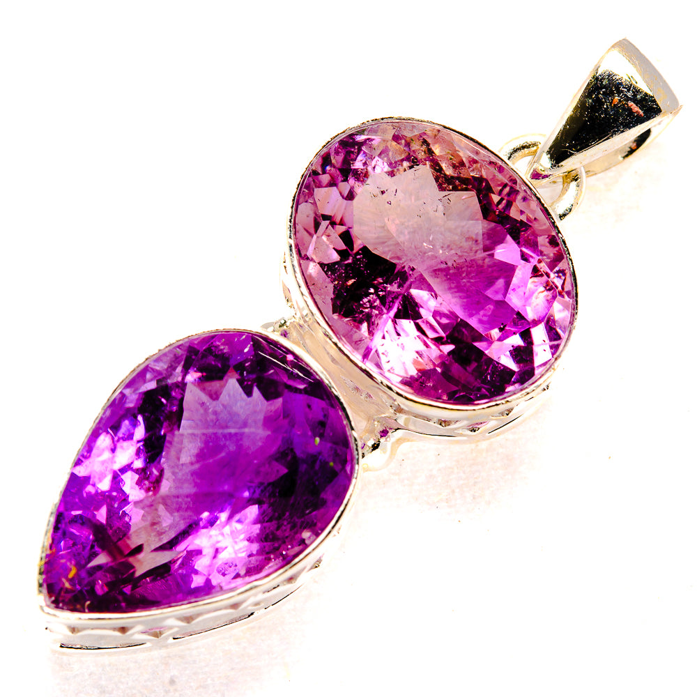Amethyst Pendants handcrafted by Anasilvercos - PD34708 - Photo 2