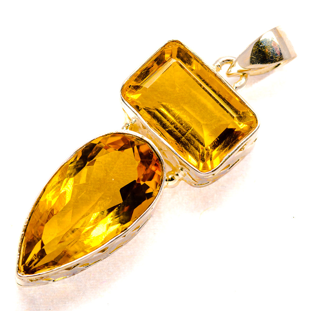 Citrine Pendants handcrafted by Anasilvercos - PD34734 - Photo 2