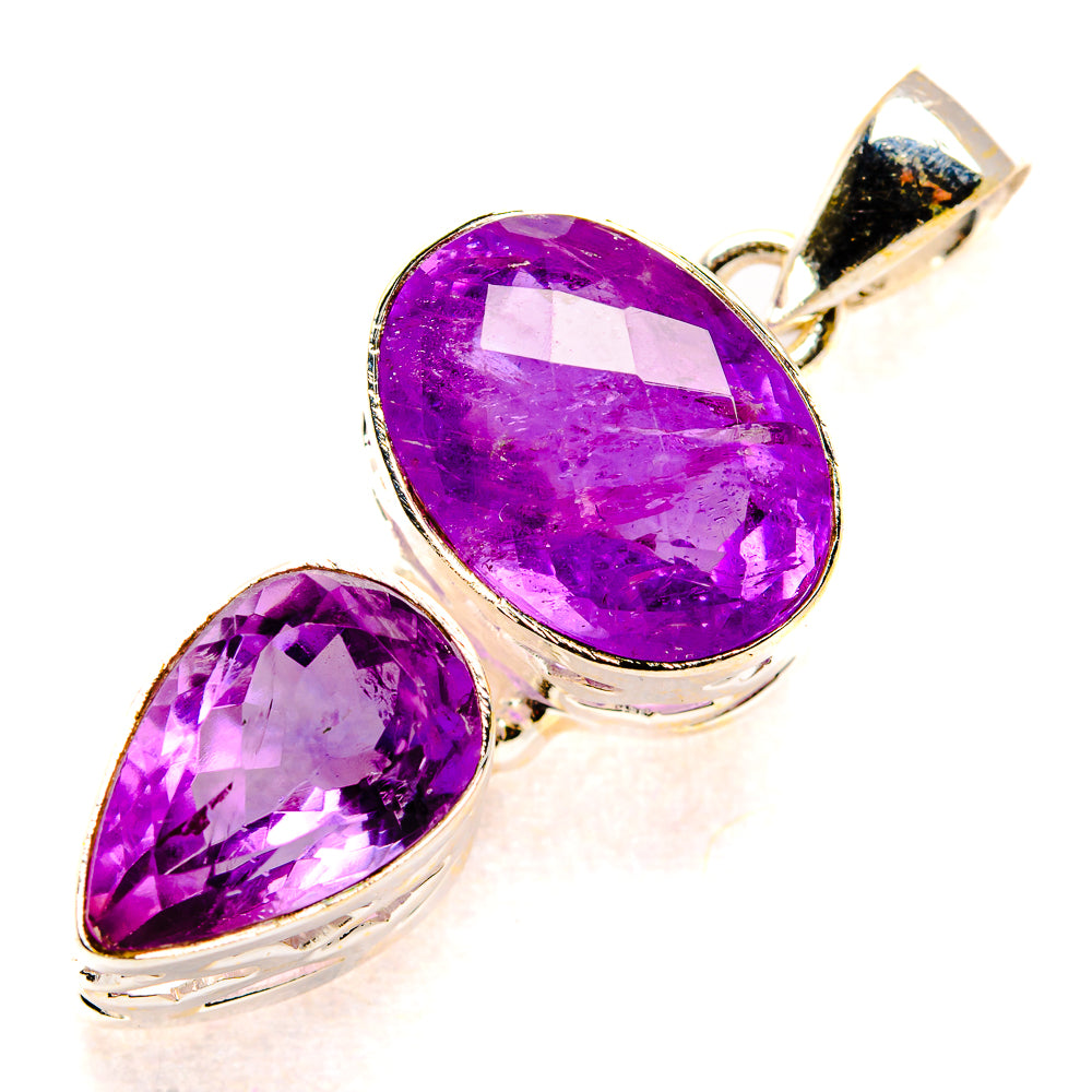 Amethyst Pendants handcrafted by Anasilvercos - PD34735 - Photo 2