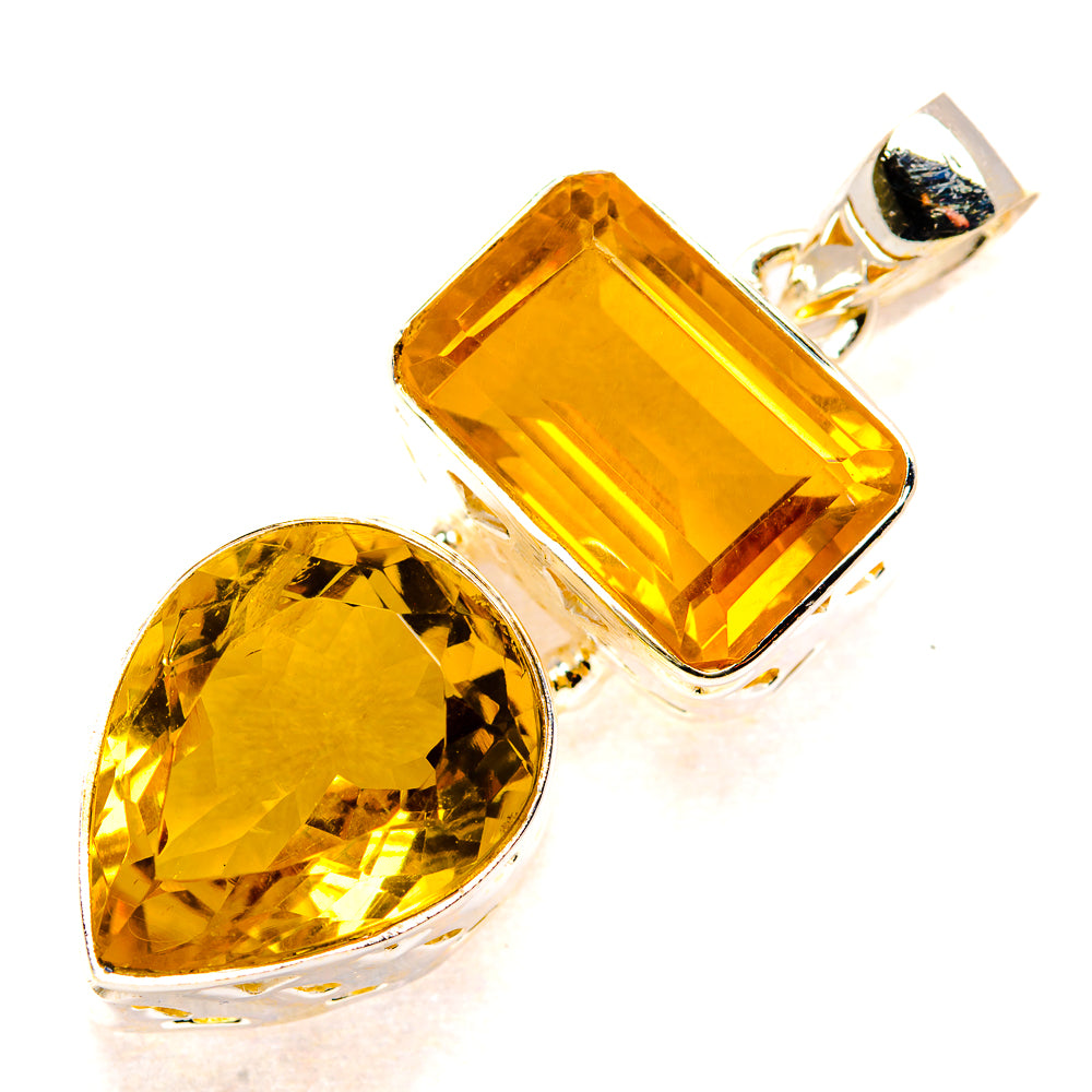 Citrine Pendants handcrafted by Anasilvercos - PD34742 - Photo 2