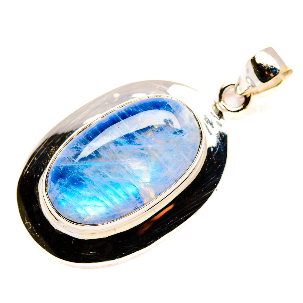 Rainbow Moonstone Pendants handcrafted by Anasilvercos - PD34751 - Photo 2