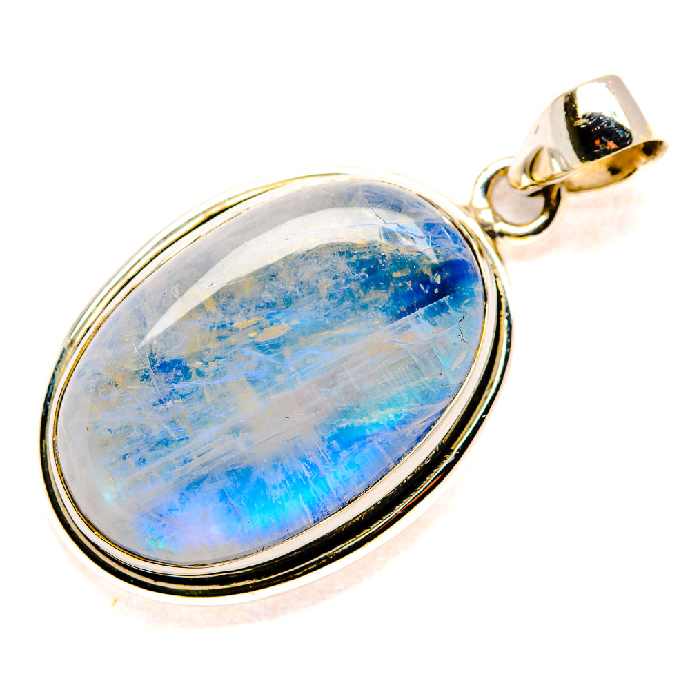 Rainbow Moonstone Pendants handcrafted by Anasilvercos - PD34752 - Photo 2