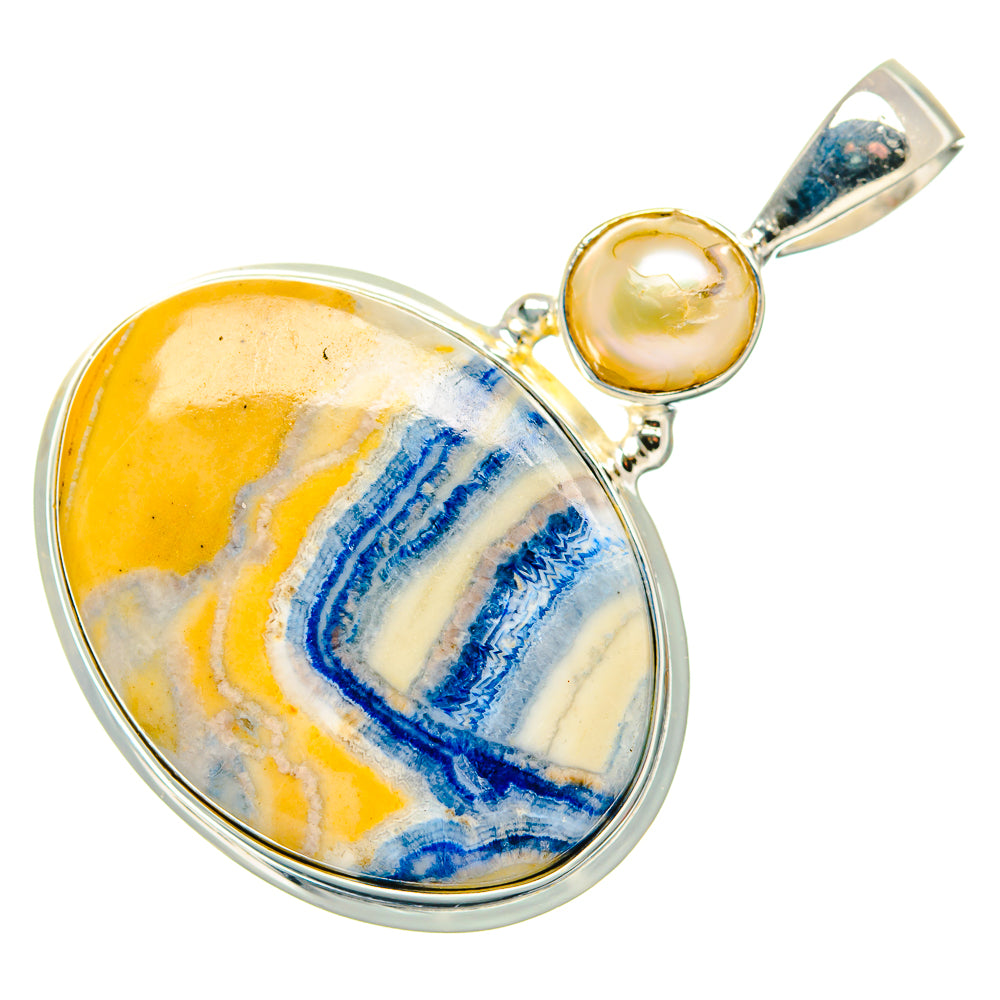Blue Scheelite Pendants handcrafted by Anasilvercos - PD34757 - Photo 2