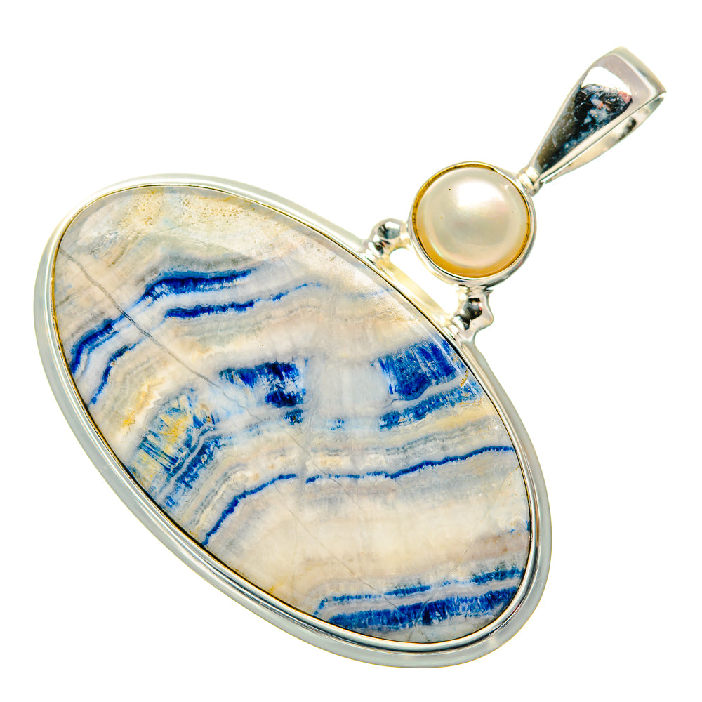 Blue Scheelite Pendants handcrafted by Anasilvercos - PD34759 - Photo 2