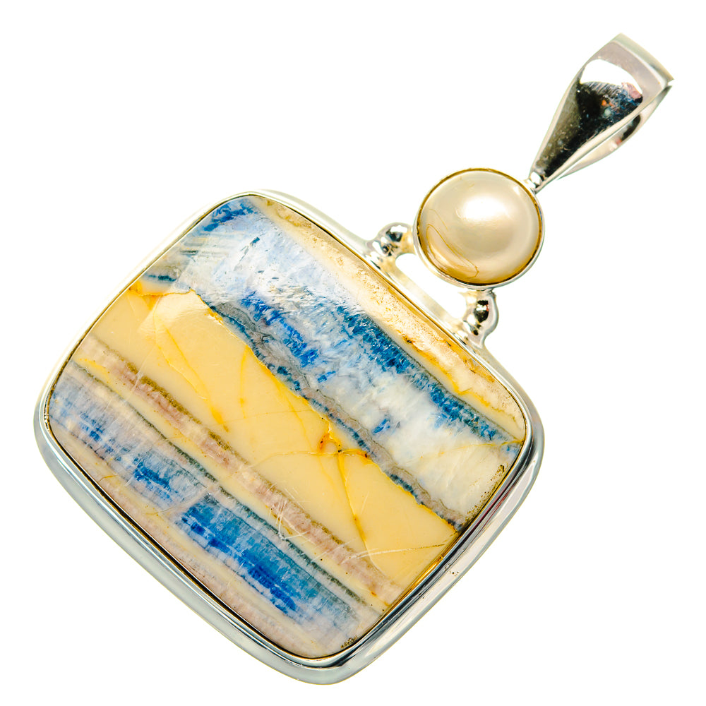 Blue Scheelite Pendants handcrafted by Anasilvercos - PD34769 - Photo 2