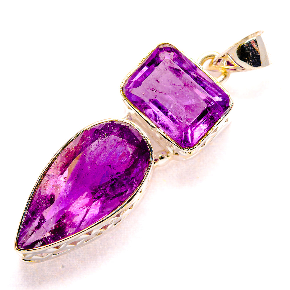 Amethyst Pendants handcrafted by Anasilvercos - PD34776 - Photo 2