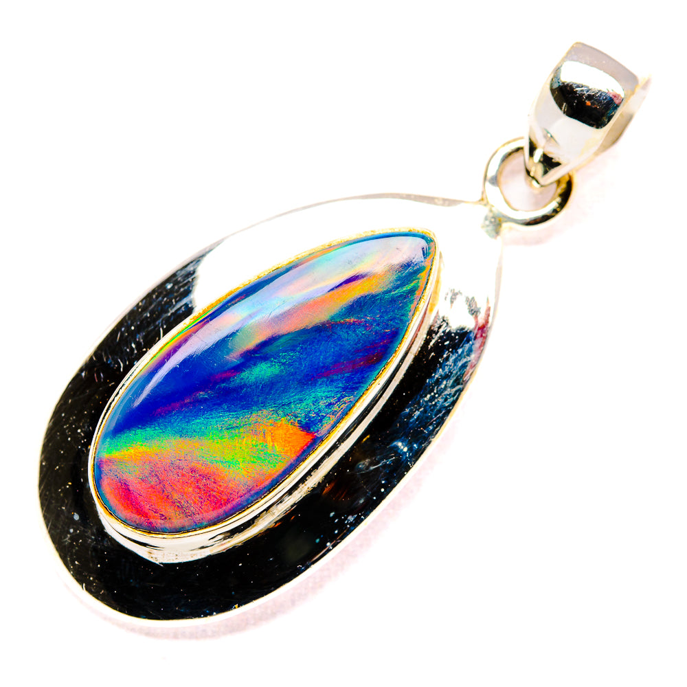 Aura Opal Pendants handcrafted by Anasilvercos - PD34777 - Photo 2