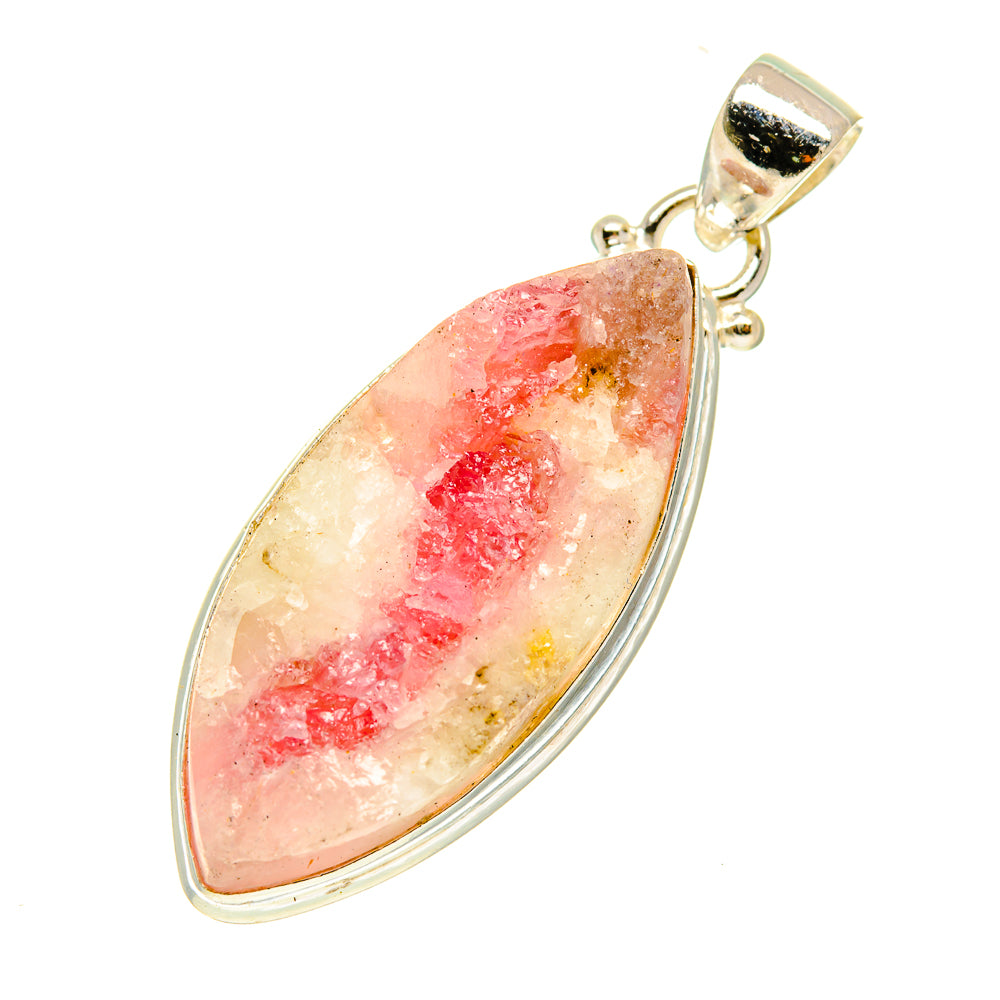 Cobalto Calcite Druzy Pendants handcrafted by Anasilvercos - PD3478
