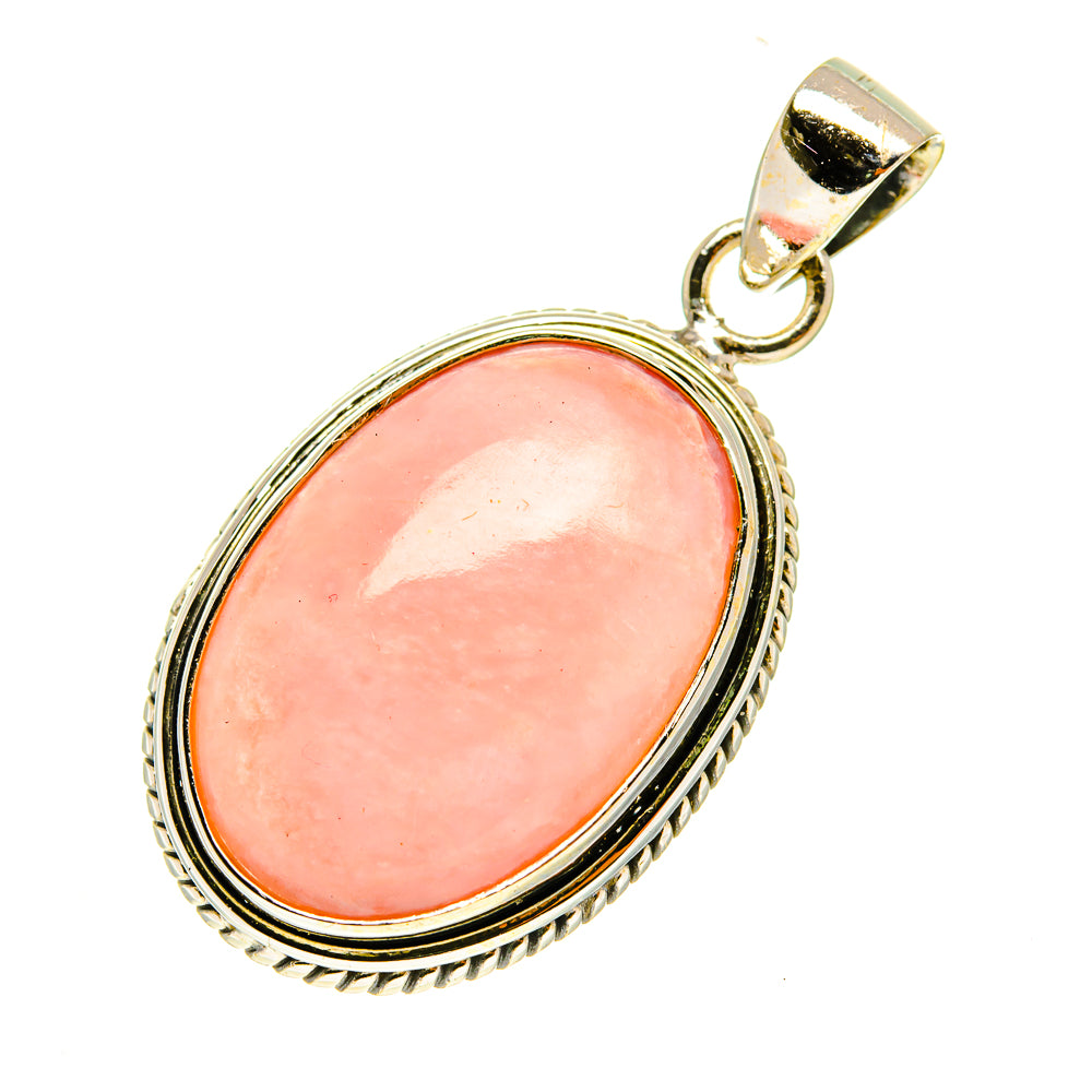 Pink Opal Pendants handcrafted by Anasilvercos - PD3479