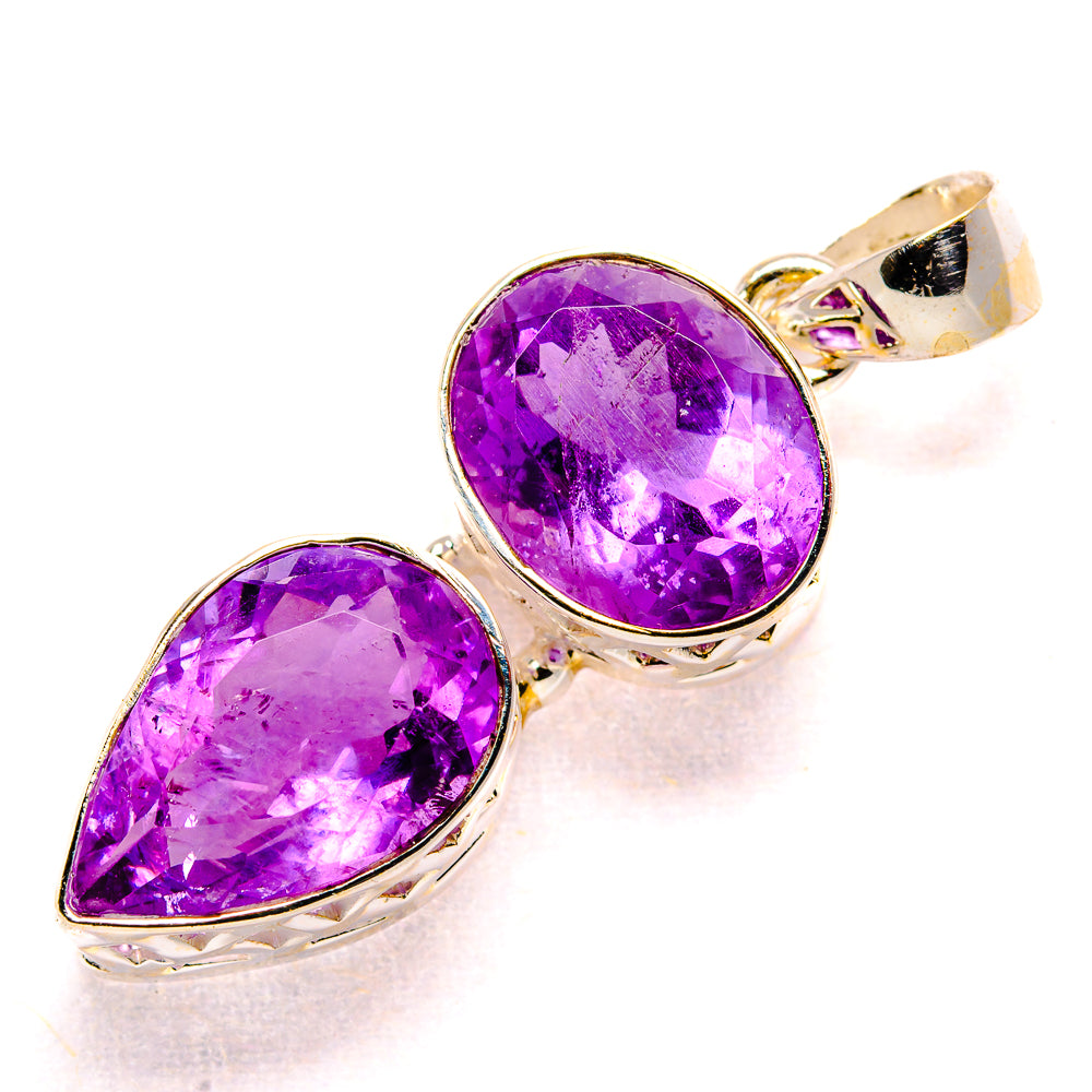 Amethyst Pendants handcrafted by Anasilvercos - PD34791 - Photo 2