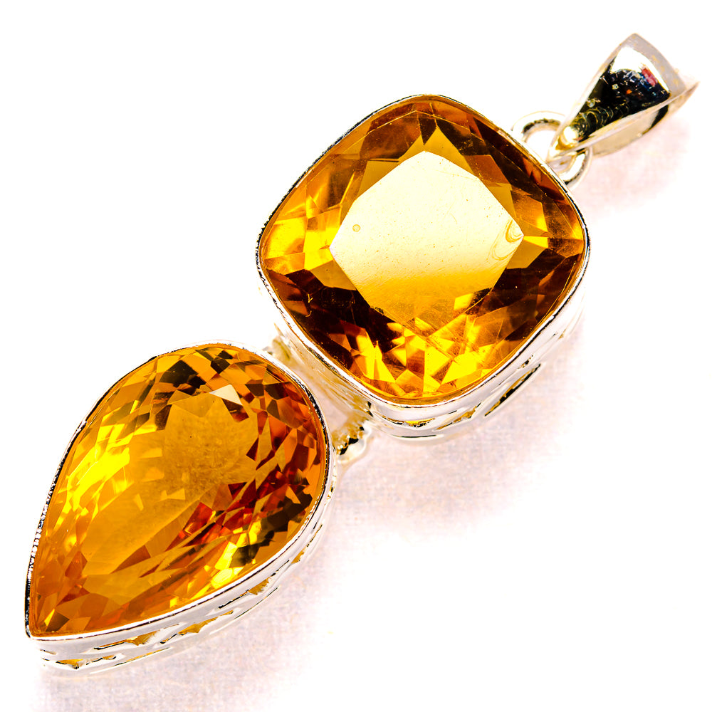 Citrine Pendants handcrafted by Anasilvercos - PD34796 - Photo 2