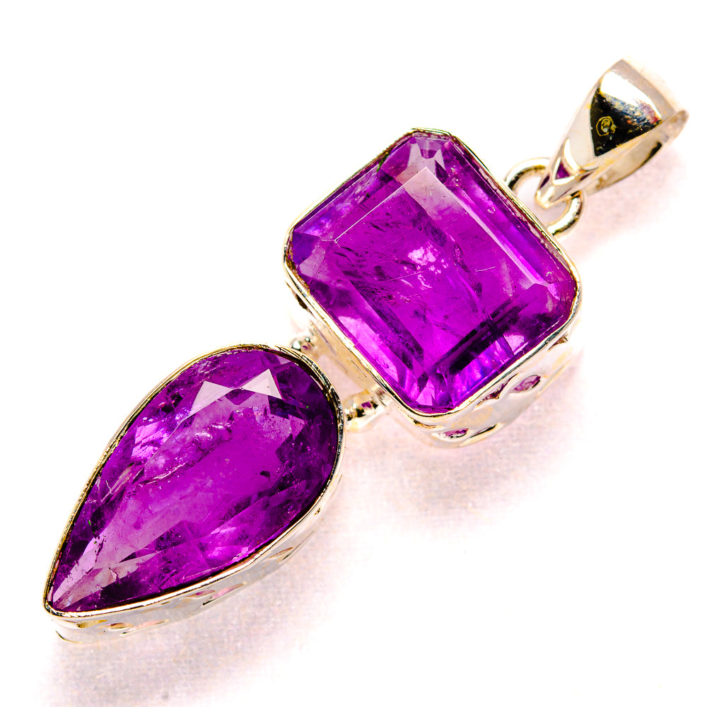 Amethyst Pendants handcrafted by Anasilvercos - PD34800 - Photo 2