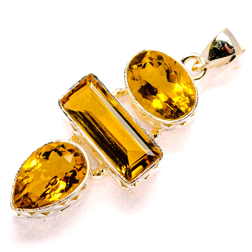 Citrine Pendants handcrafted by Anasilvercos - PD34810 - Photo 2