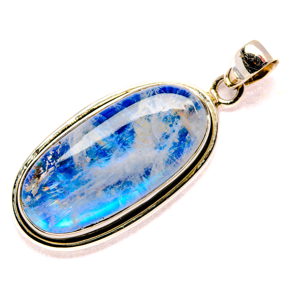 Rainbow Moonstone Pendants handcrafted by Anasilvercos - PD34811 - Photo 2
