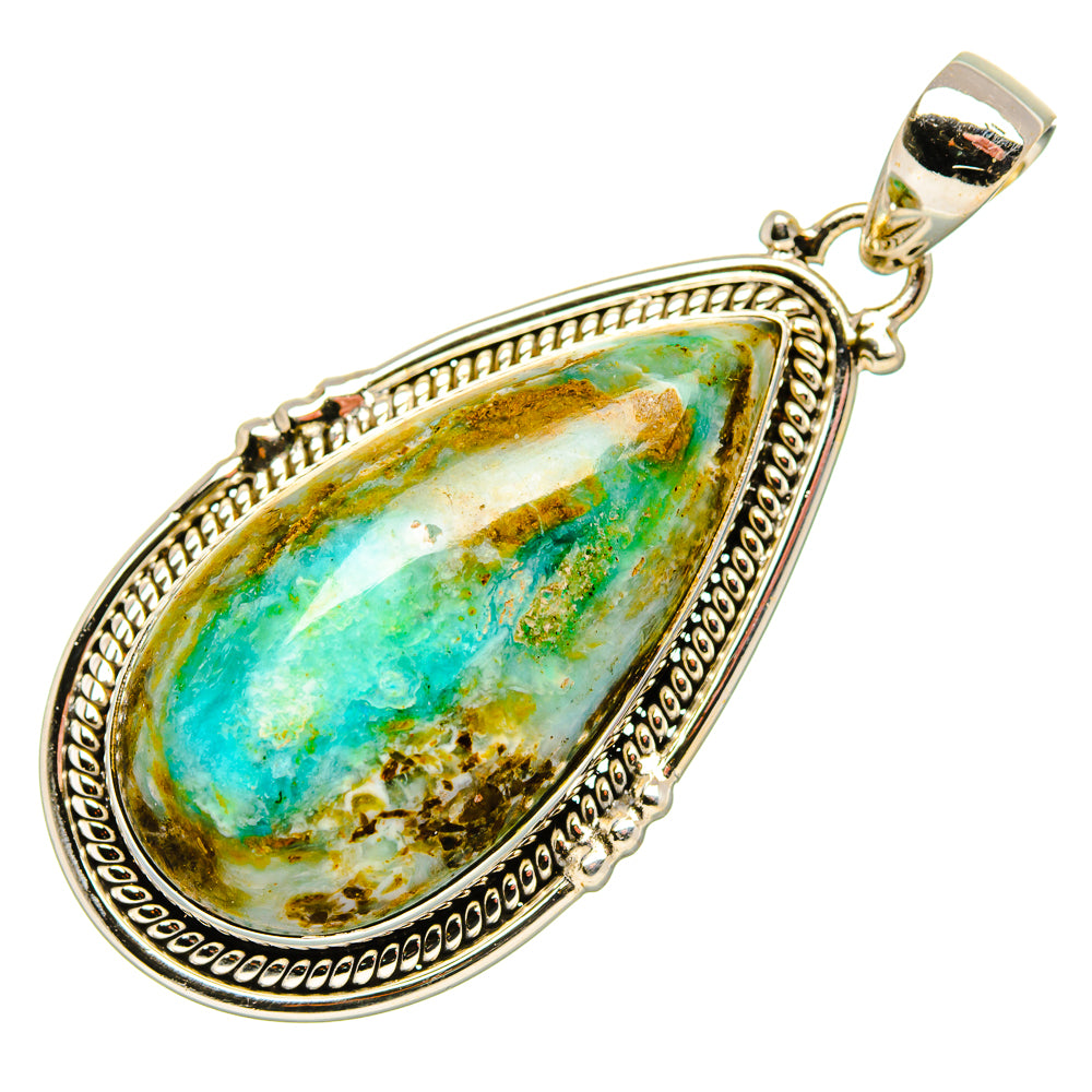Peruvian Opal Pendants handcrafted by Anasilvercos - PD34816 - Photo 2