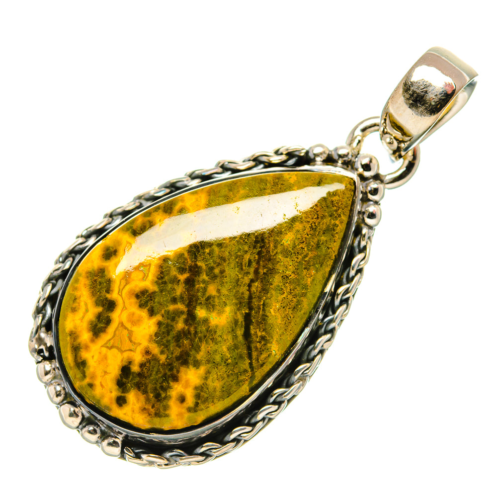 Ocean Jasper Pendants handcrafted by Anasilvercos - PD34821 - Photo 2