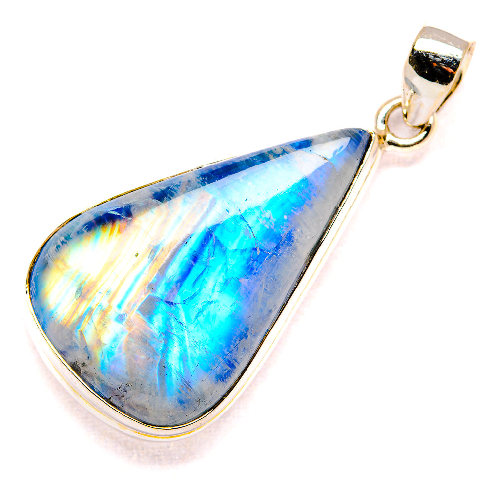 Rainbow Moonstone Pendants handcrafted by Anasilvercos - PD34824 - Photo 2