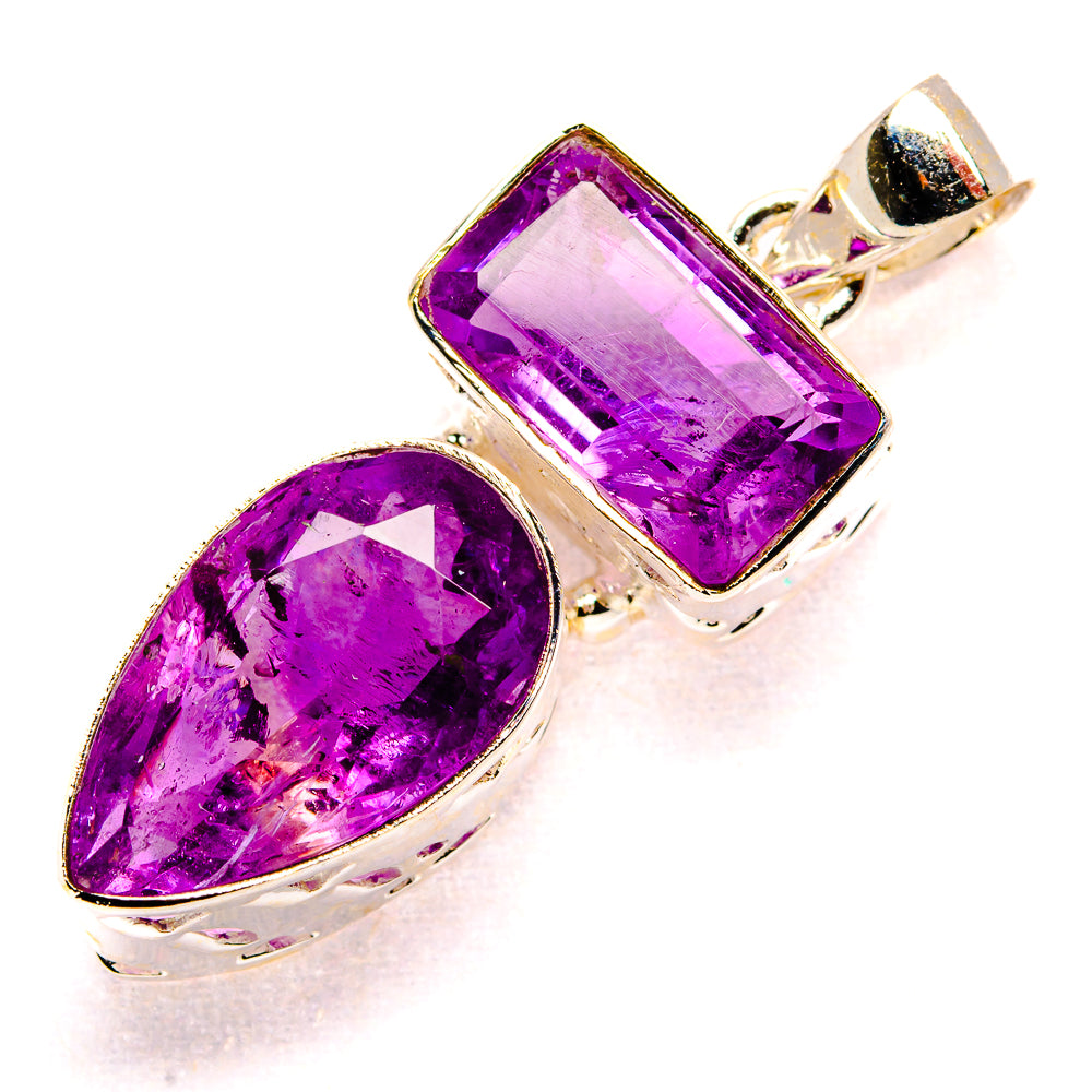 Amethyst Pendants handcrafted by Anasilvercos - PD34832 - Photo 2