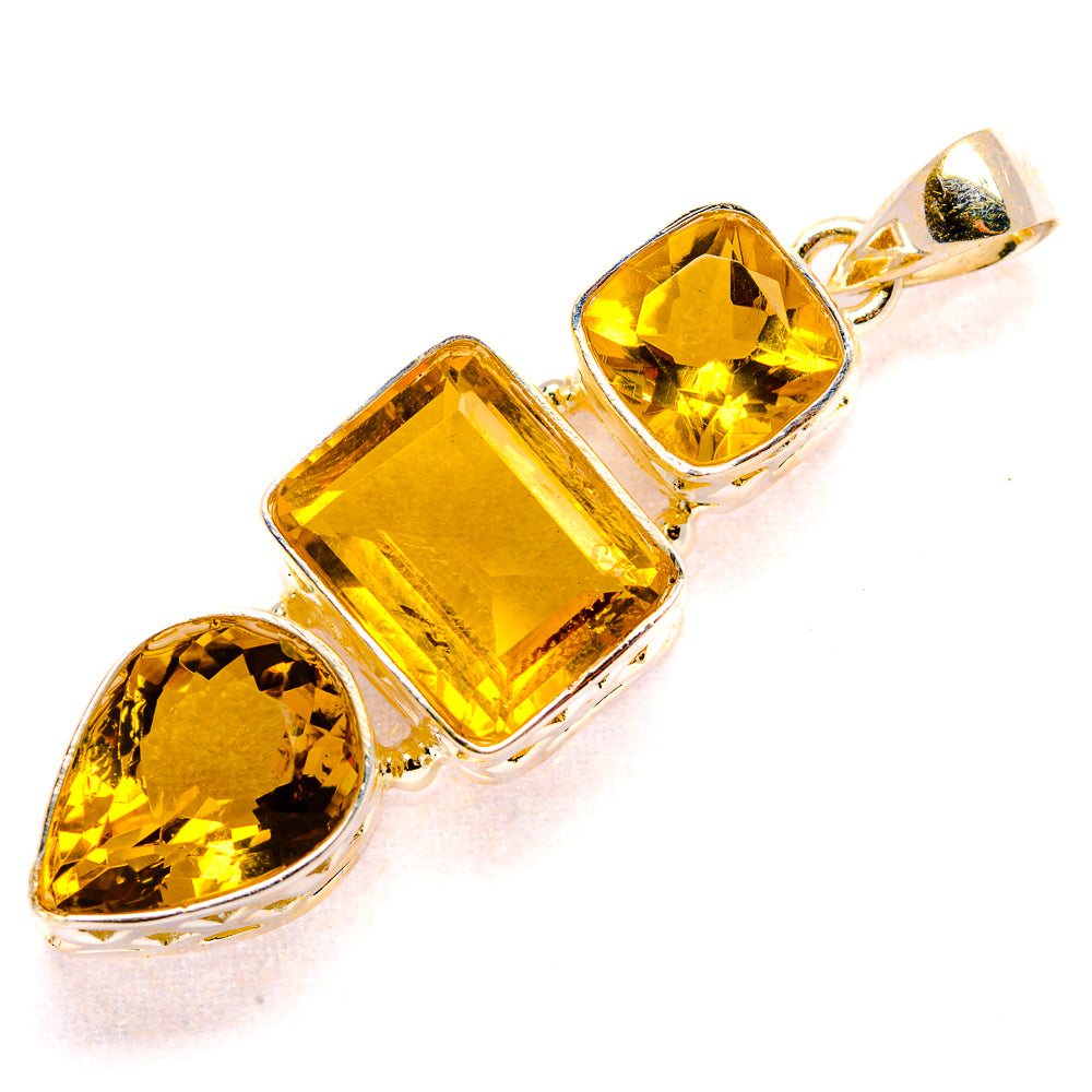 Citrine Pendants handcrafted by Anasilvercos - PD34833 - Photo 2