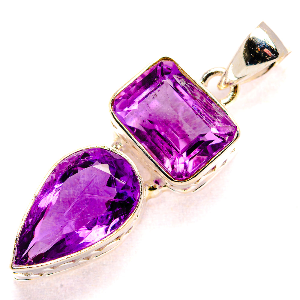 Amethyst Pendants handcrafted by Anasilvercos - PD34846 - Photo 2