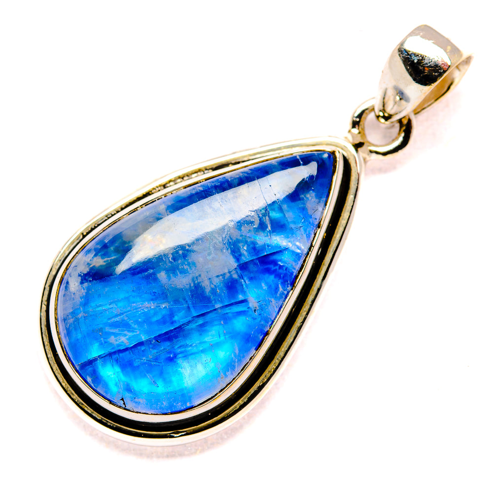 Rainbow Moonstone Pendants handcrafted by Anasilvercos - PD34850 - Photo 2
