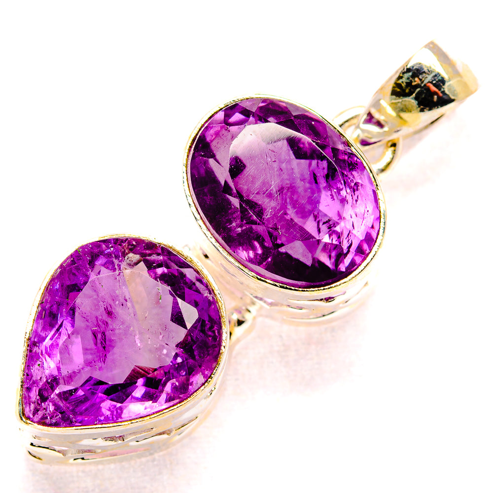 Amethyst Pendants handcrafted by Anasilvercos - PD34853 - Photo 2