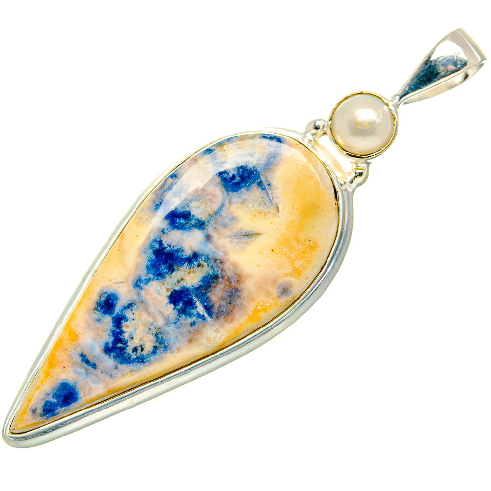Blue Scheelite Pendants handcrafted by Anasilvercos - PD34862 - Photo 2
