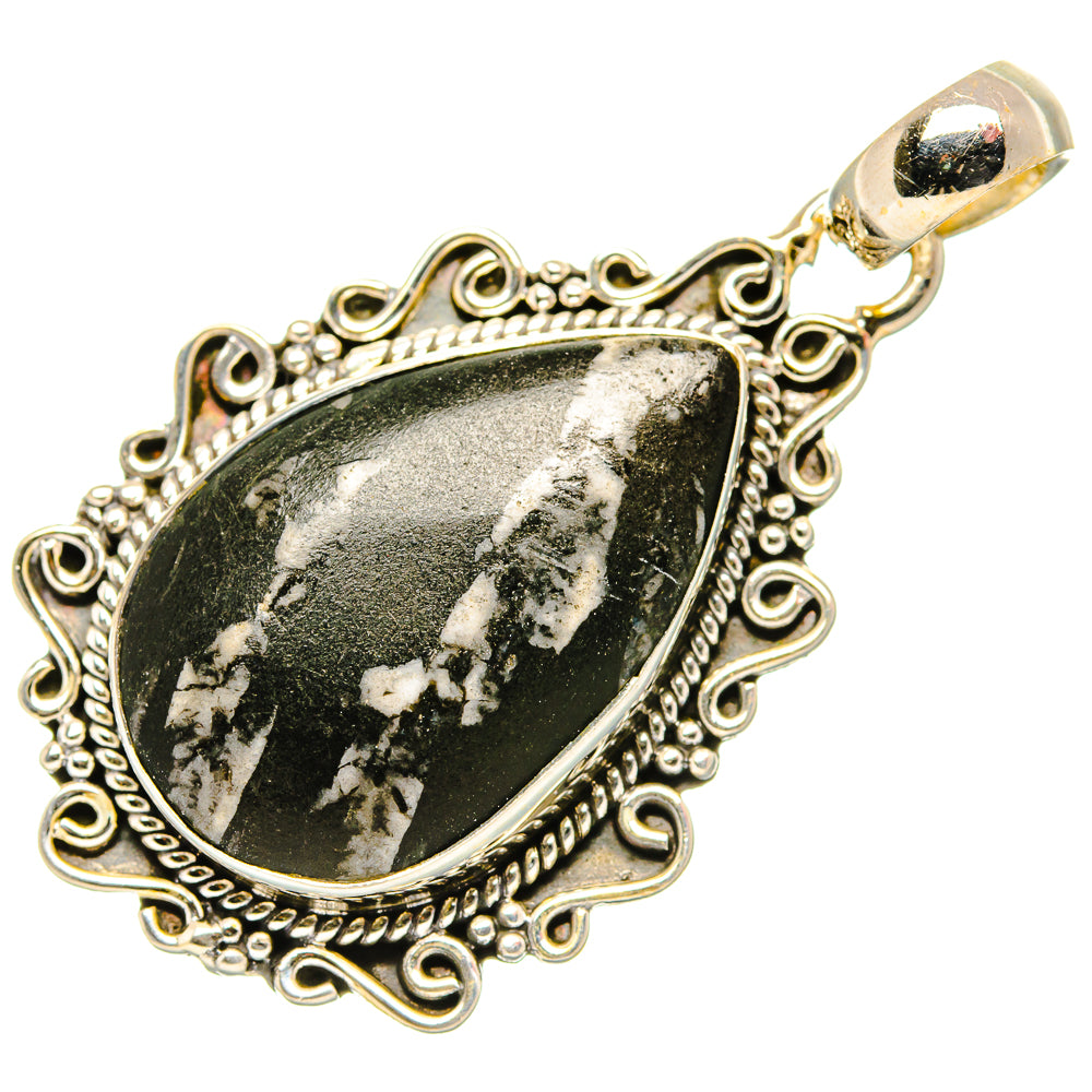 Pinolith Jasper Pendants handcrafted by Anasilvercos - PD34868 - Photo 2