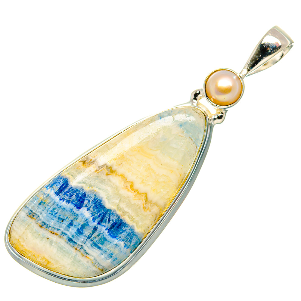 Blue Scheelite Pendants handcrafted by Anasilvercos - PD34874 - Photo 2