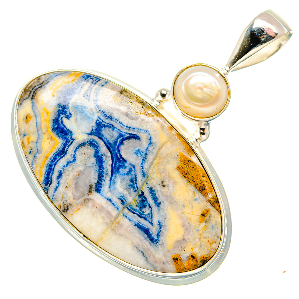 Blue Scheelite Pendants handcrafted by Anasilvercos - PD34876 - Photo 2