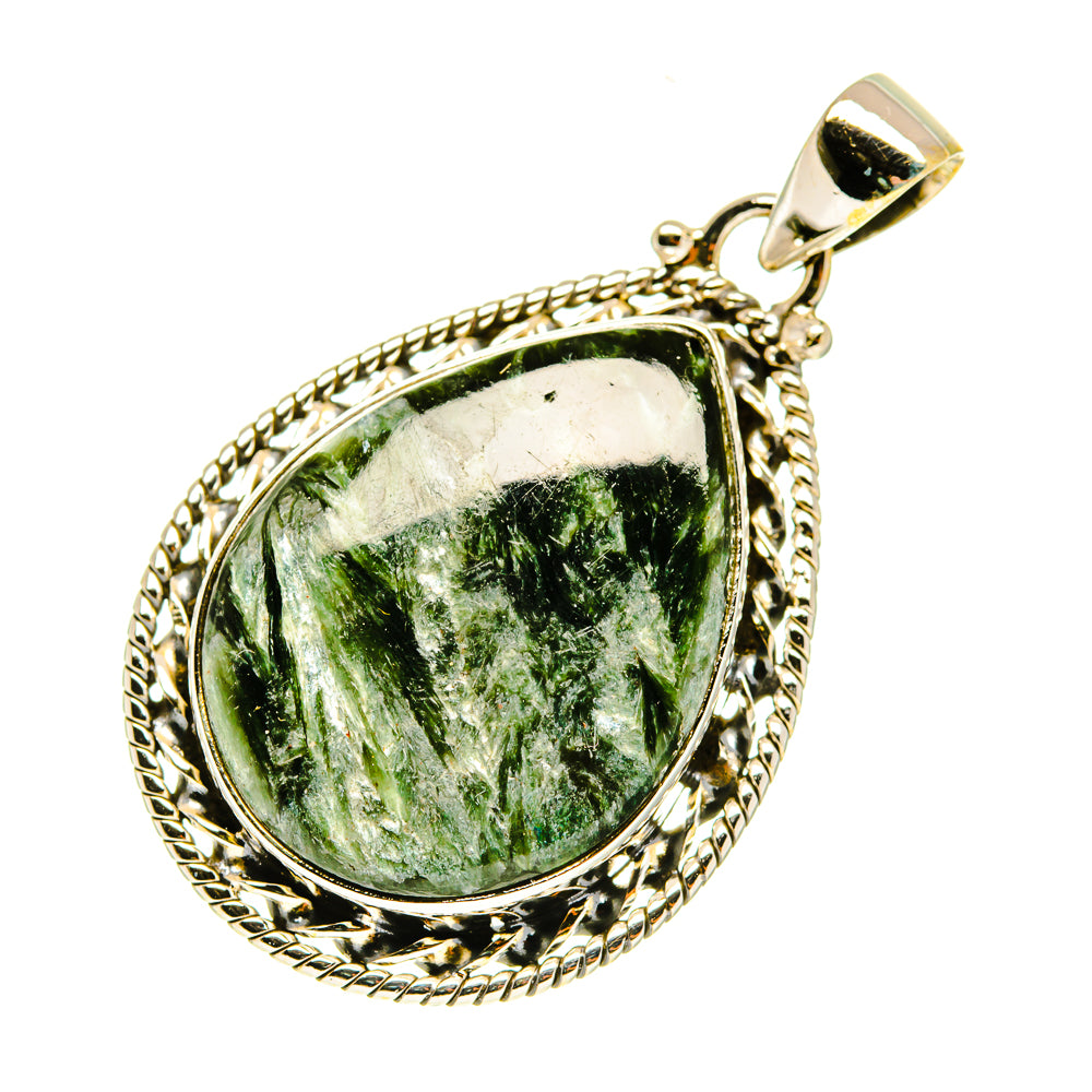 Seraphinite Pendants handcrafted by Anasilvercos - PD3488