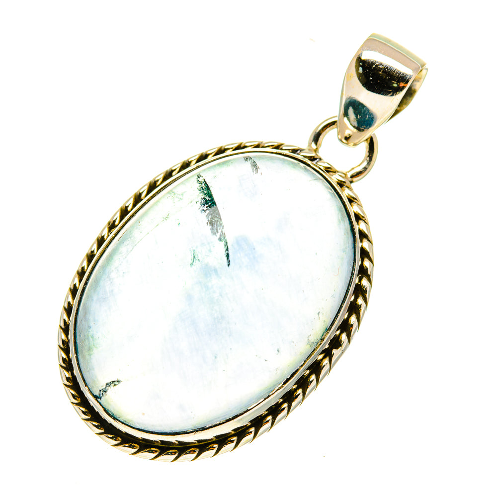 Blue Fluorite Pendants handcrafted by Anasilvercos - PD3489