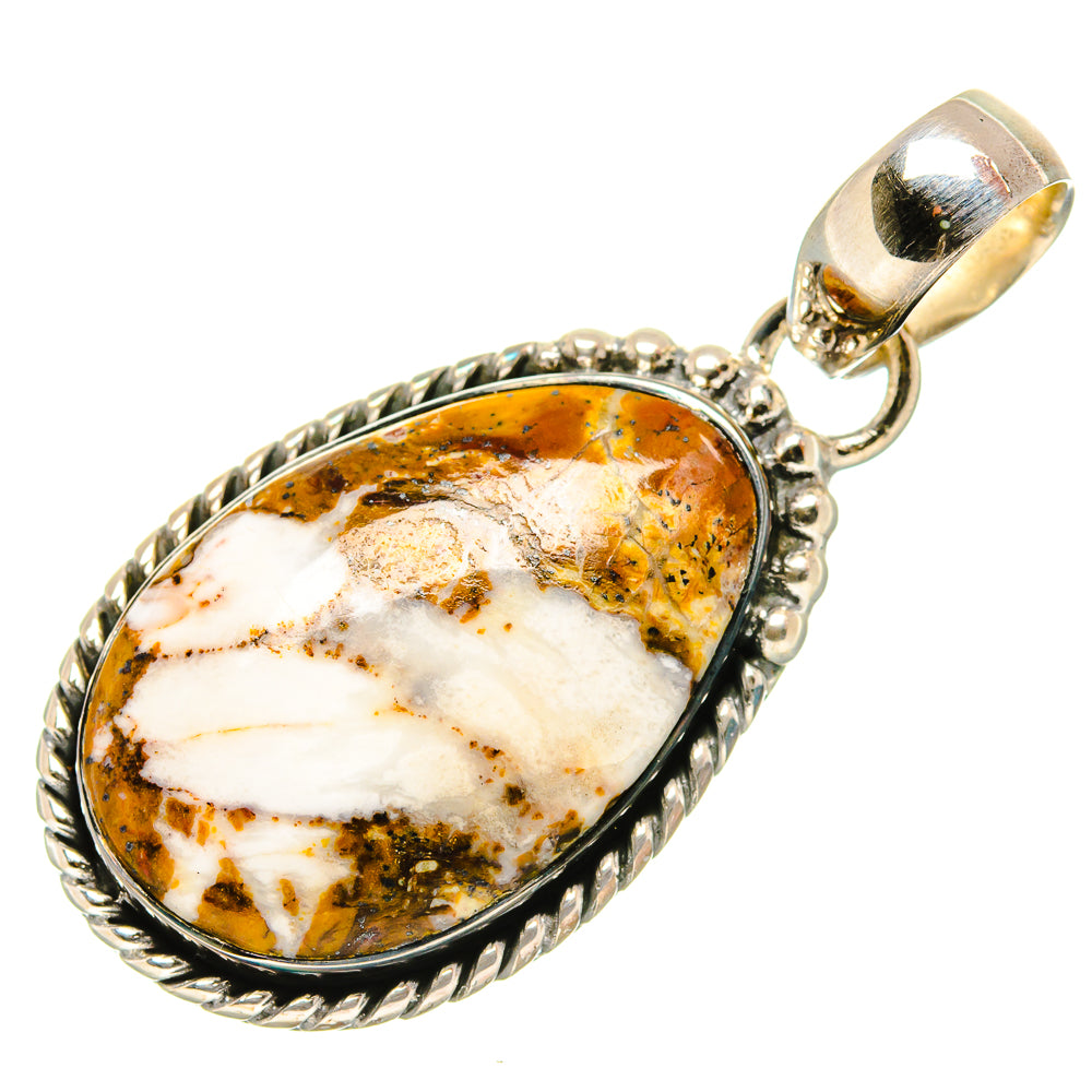 Peanut Wood Jasper Pendants handcrafted by Anasilvercos - PD34899 - Photo 2