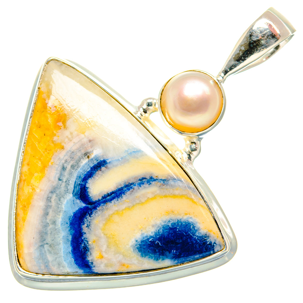 Blue Scheelite Pendants handcrafted by Anasilvercos - PD34902 - Photo 2