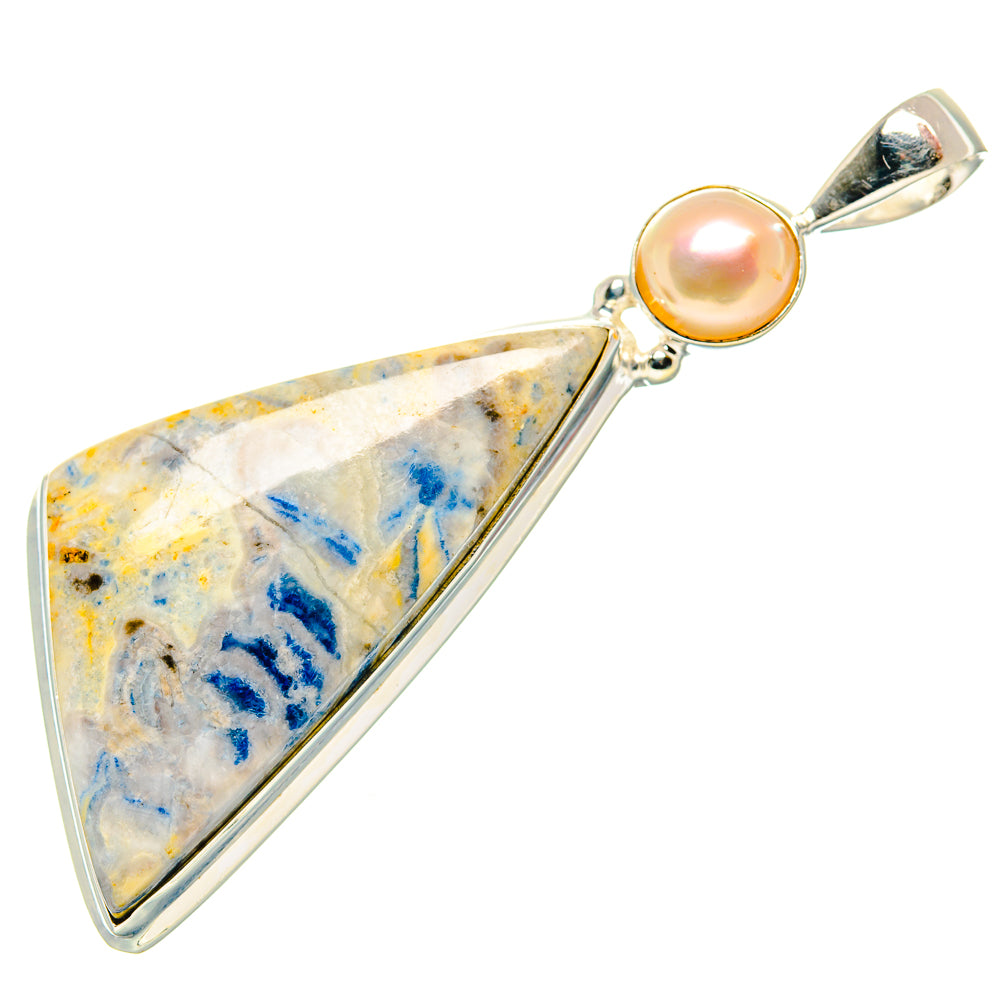 Blue Scheelite Pendants handcrafted by Anasilvercos - PD34912 - Photo 2