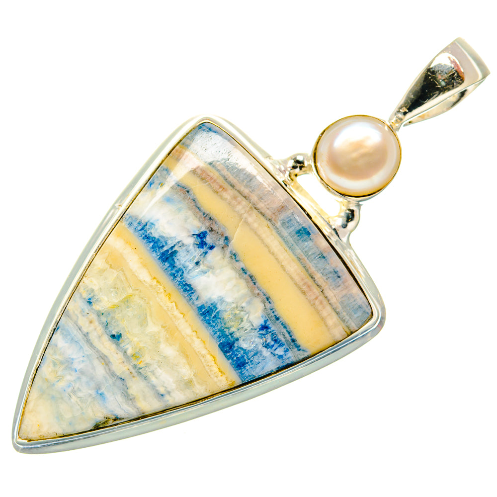 Blue Scheelite Pendants handcrafted by Anasilvercos - PD34913 - Photo 2