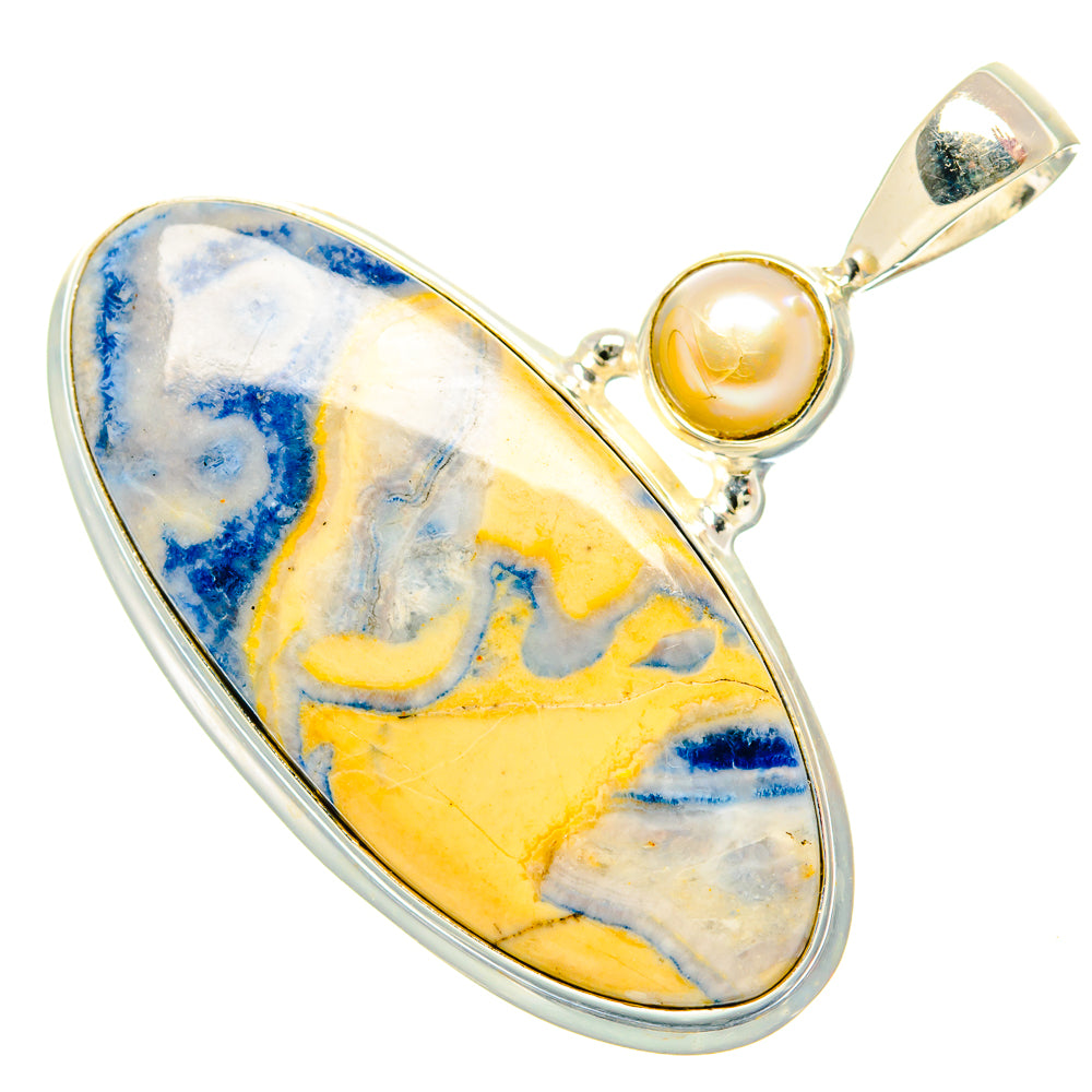 Blue Scheelite Pendants handcrafted by Anasilvercos - PD34922 - Photo 2