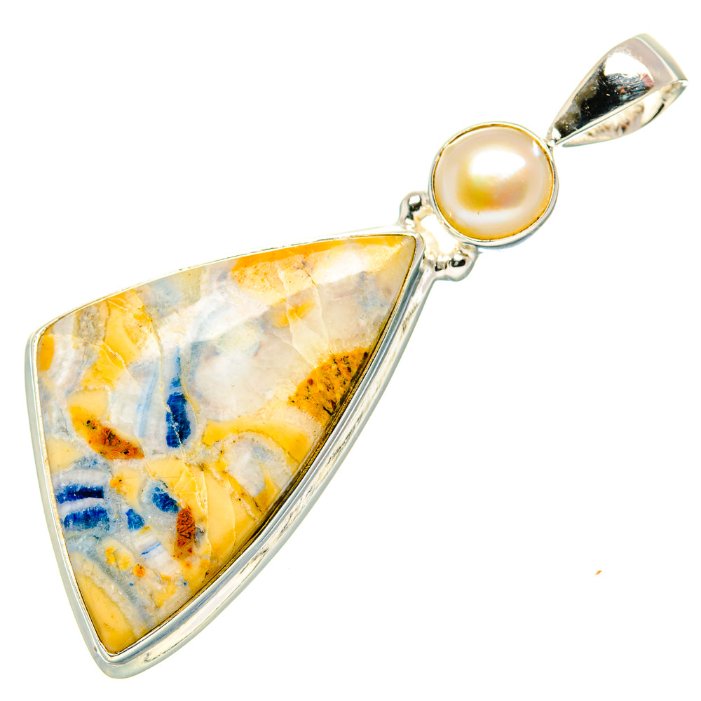 Blue Scheelite Pendants handcrafted by Anasilvercos - PD34925 - Photo 2