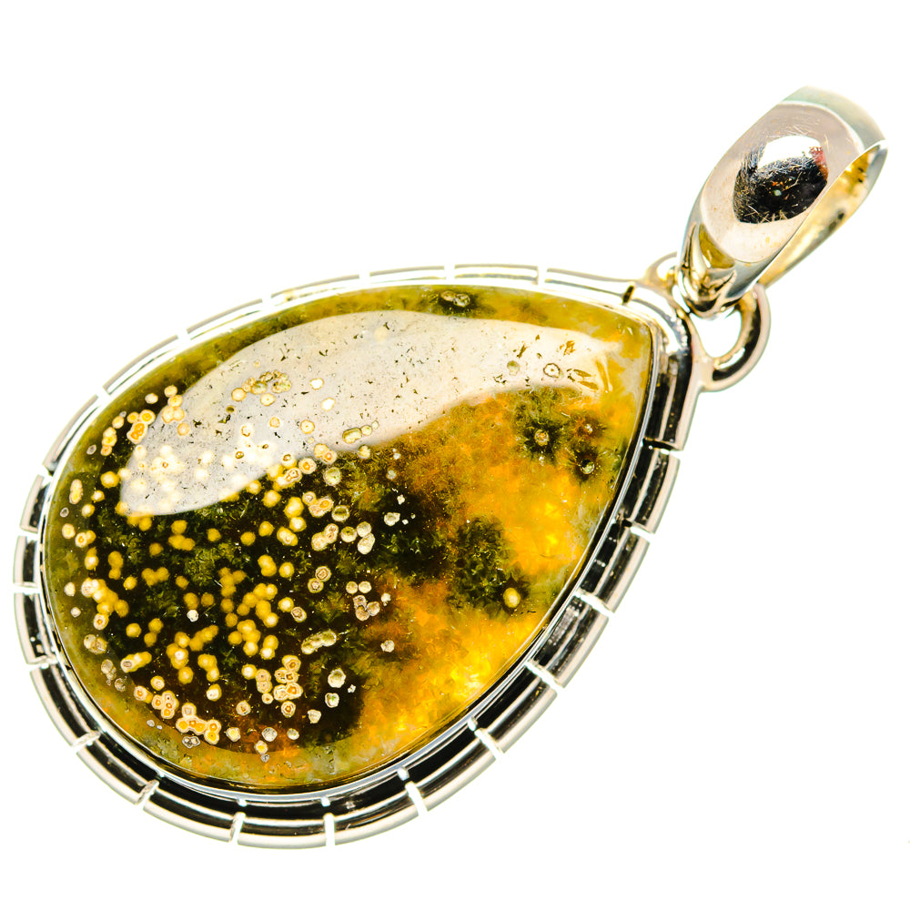 Ocean Jasper Pendants handcrafted by Anasilvercos - PD34926 - Photo 2