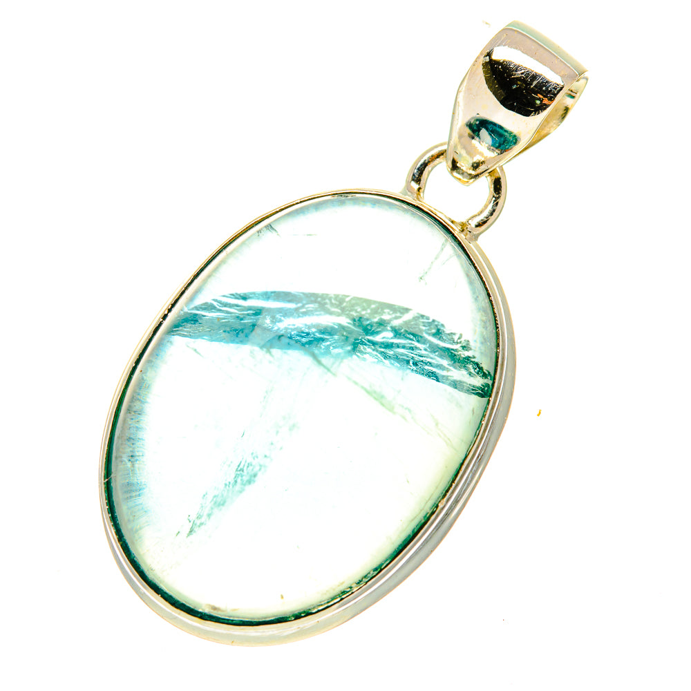 Blue Fluorite Pendants handcrafted by Anasilvercos - PD3493